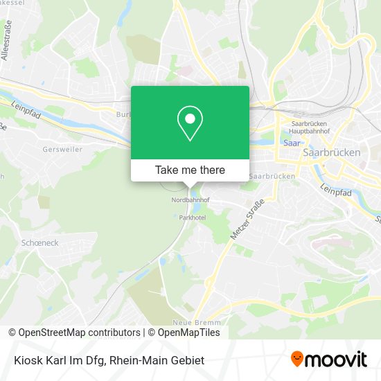 Карта Kiosk Karl Im Dfg