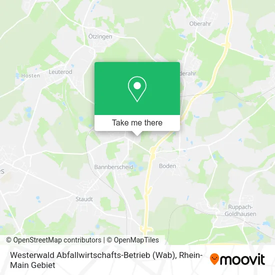 Карта Westerwald Abfallwirtschafts-Betrieb (Wab)