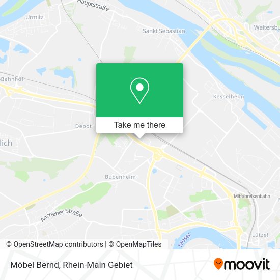 Карта Möbel Bernd