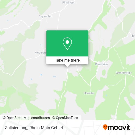 Карта Zollsiedlung