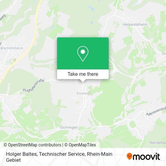 Карта Holger Baltes, Technischer Service
