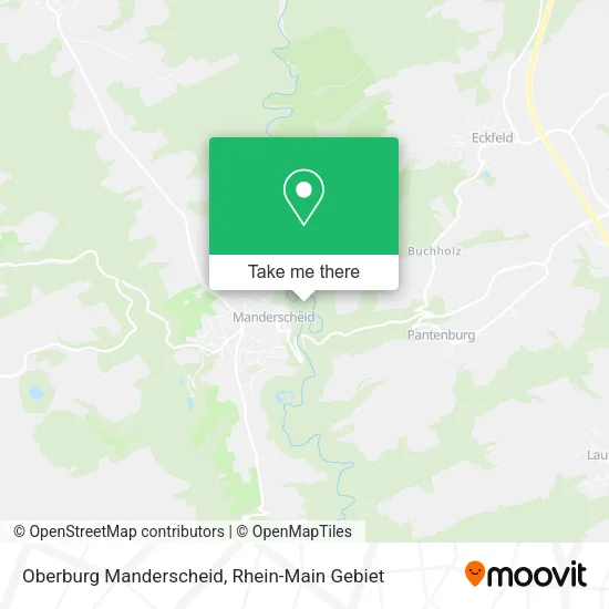 Карта Oberburg Manderscheid