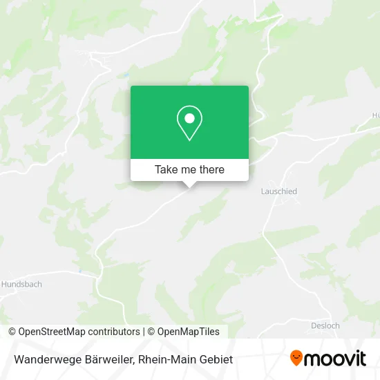Карта Wanderwege Bärweiler