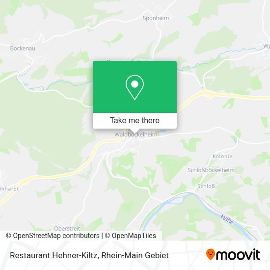 Карта Restaurant Hehner-Kiltz