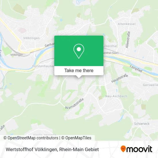 Карта Wertstoffhof Völklingen