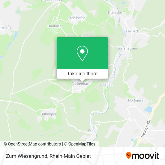 Карта Zum Wiesengrund