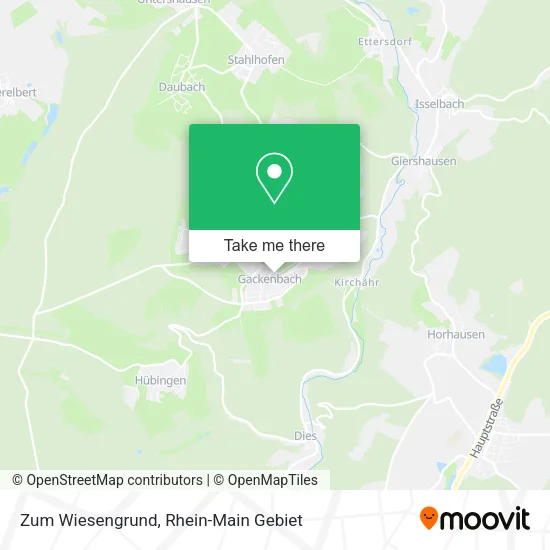 Карта Zum Wiesengrund