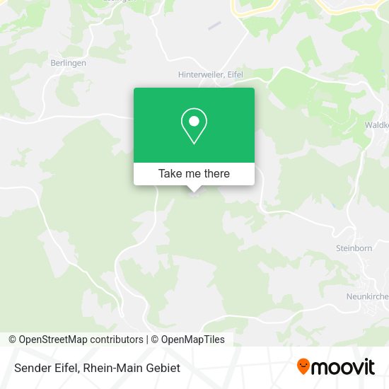 Карта Sender Eifel