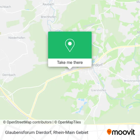 Карта Glaubensforum Dierdorf