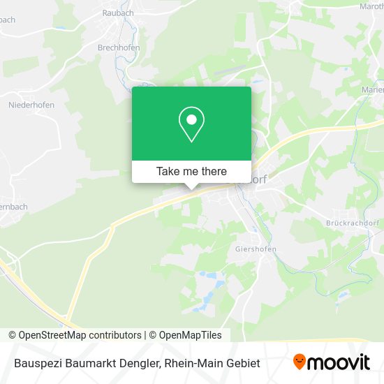Карта Bauspezi Baumarkt Dengler