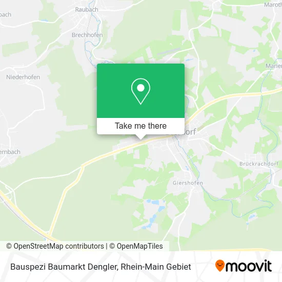 Карта Bauspezi Baumarkt Dengler