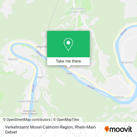 Карта Verkehrsamt Mosel-Calmont-Region