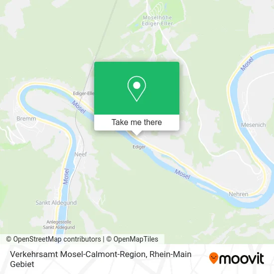 Карта Verkehrsamt Mosel-Calmont-Region