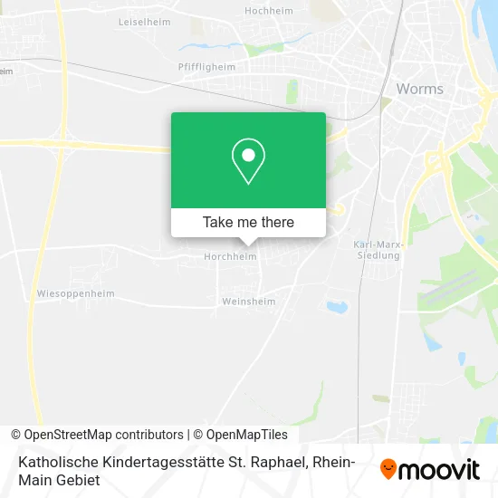 Карта Katholische Kindertagesstätte St. Raphael