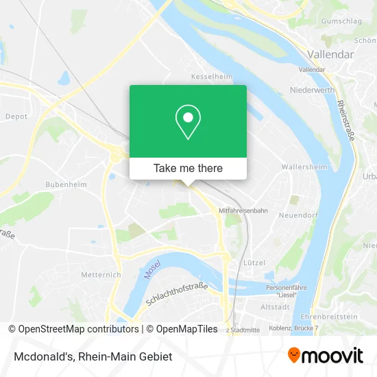Mcdonald's map
