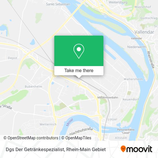 Карта Dgs Der Getränkespezialist