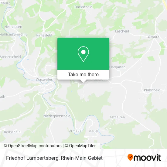 Карта Friedhof Lambertsberg