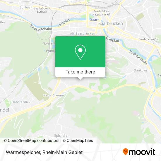 Карта Wärmespeicher