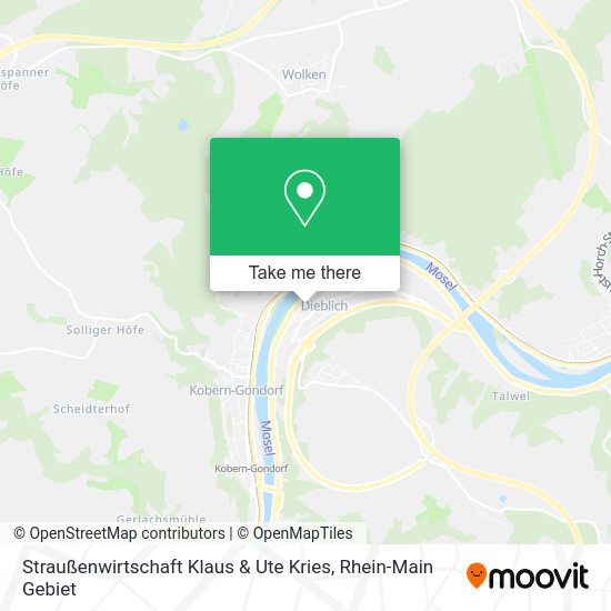 Карта Straußenwirtschaft Klaus & Ute Kries