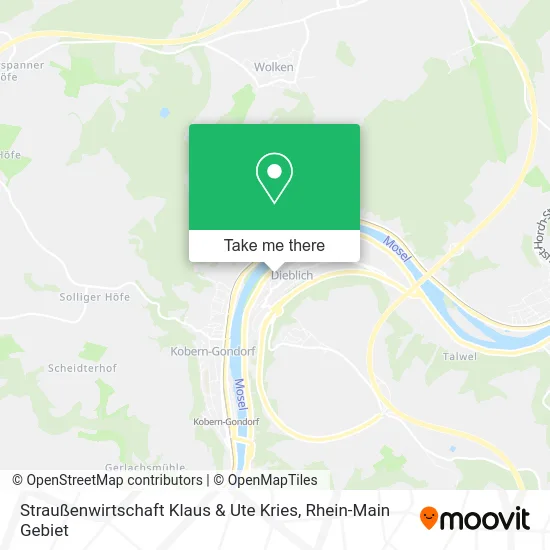 Карта Straußenwirtschaft Klaus & Ute Kries