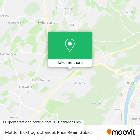 Карта Mettler Elektrogroßhandel