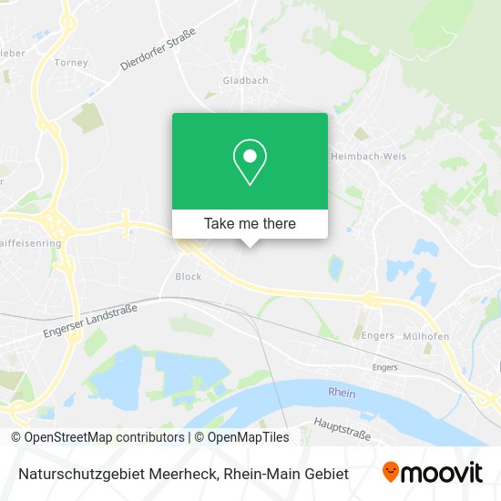 Карта Naturschutzgebiet Meerheck