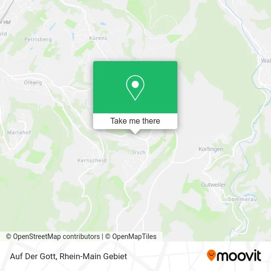 Карта Auf Der Gott