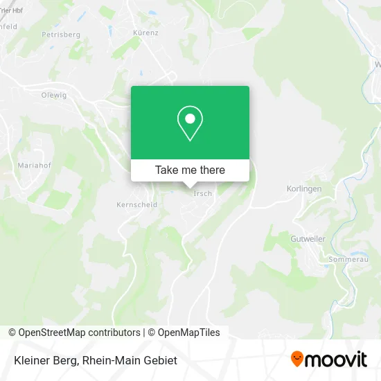 Карта Kleiner Berg