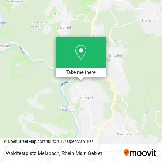 Карта Waldfestplatz Melsbach