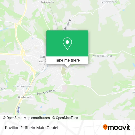 Pavillon 1 map