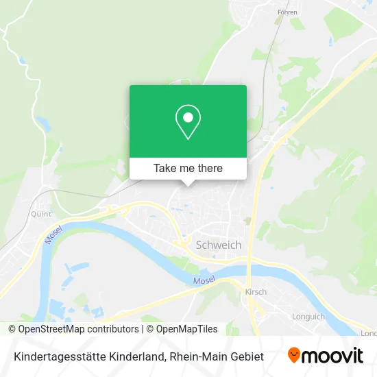 Карта Kindertagesstätte Kinderland