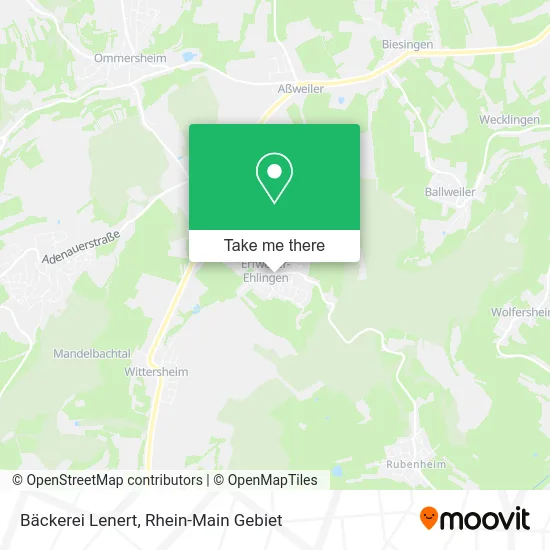 Карта Bäckerei Lenert