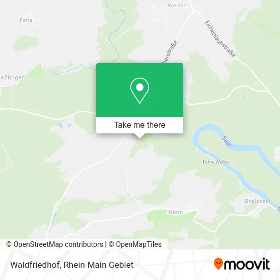 Карта Waldfriedhof