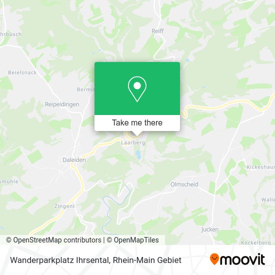 Карта Wanderparkplatz Ihrsental