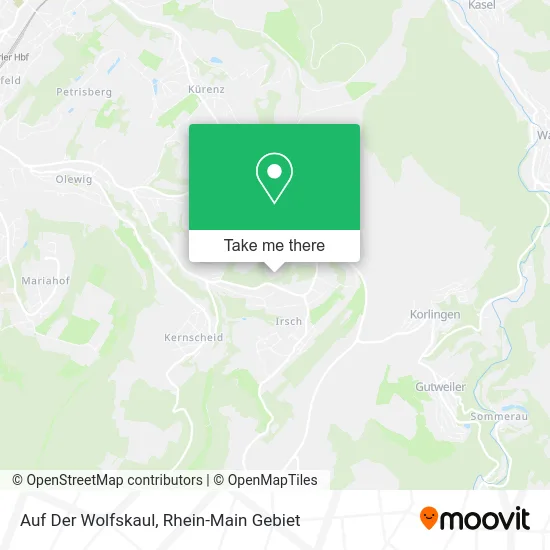 Карта Auf Der Wolfskaul