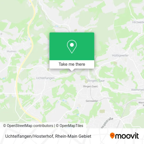 Карта Uchtelfangen/Hosterhof