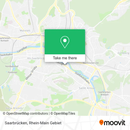 Карта Saarbrücken