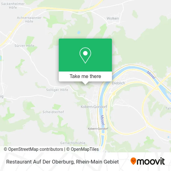 Карта Restaurant Auf Der Oberburg