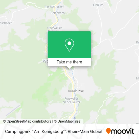 Карта Campingpark ""Am Königsberg""