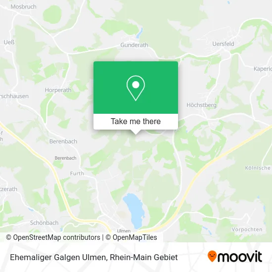 Карта Ehemaliger Galgen Ulmen