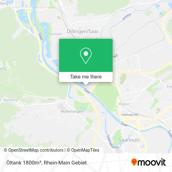 Карта Öltank 1800m³