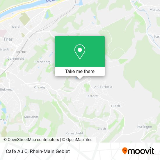 Карта Cafe Au C