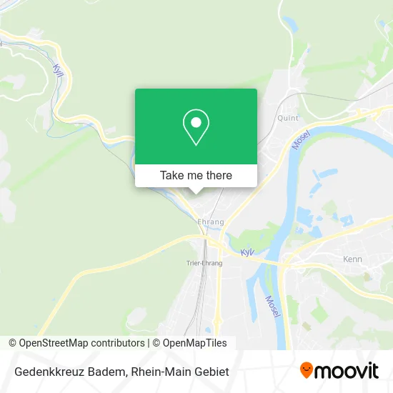 Карта Gedenkkreuz Badem