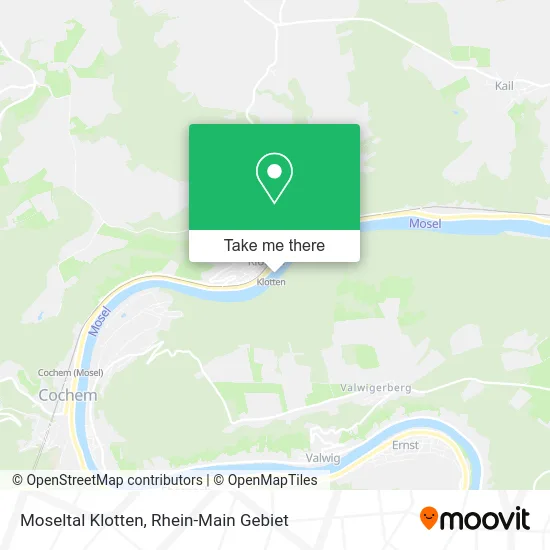 Карта Moseltal Klotten