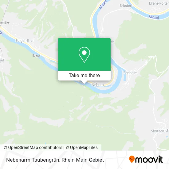 Карта Nebenarm Taubengrün
