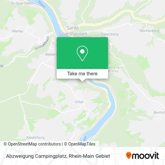 Карта Abzweigung Campingplatz