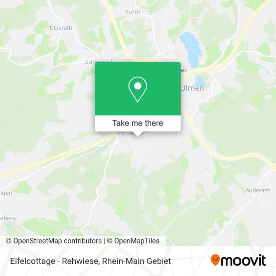 Карта Eifelcottage - Rehwiese