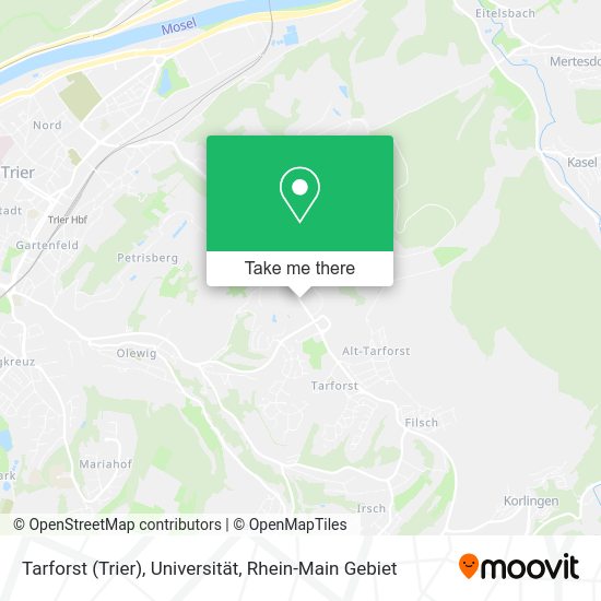 Карта Tarforst (Trier), Universität