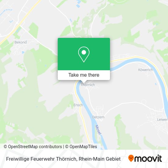 Карта Freiwillige Feuerwehr Thörnich