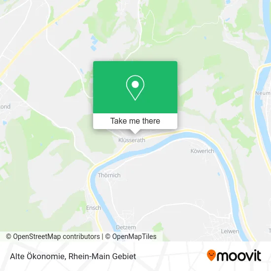 Карта Alte Ökonomie
